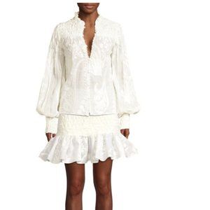 Alexis White Button Down Blouse
